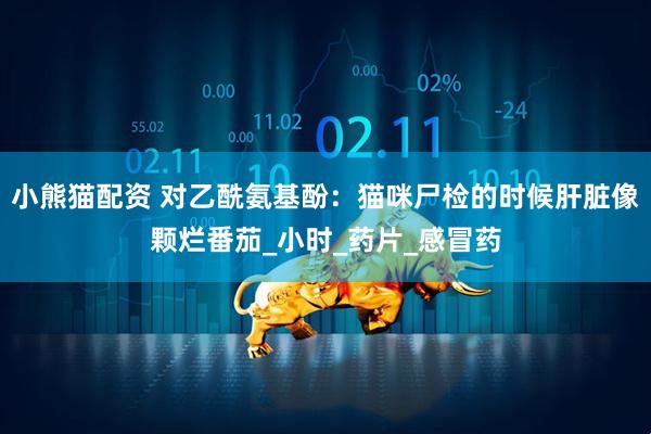 小熊猫配资 对乙酰氨基酚：猫咪尸检的时候肝脏像颗烂番茄_小时_药片_感冒药
